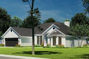 Traditional Style House Plan - 3 Beds 2 Baths 1758 Sq/Ft Plan #17-160 