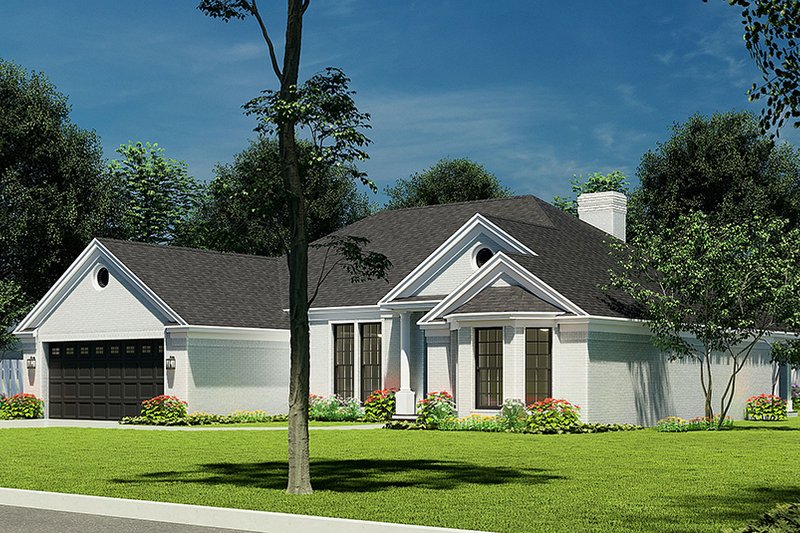 House Plan Design - Exterior - Other Elevation 1 for Traditional House Plan #17-160 - 3 bed, 2 bath