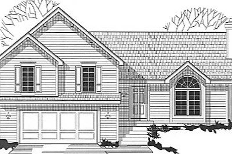 Traditional Style House Plan - 3 Beds 2 Baths 1365 Sq/Ft Plan #67-634