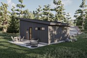 Modern Style House Plan - 1 Beds 1 Baths 675 Sq/Ft Plan #455-540 