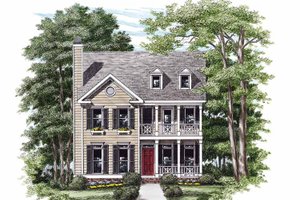 Country Exterior - Front Elevation Plan #927-664