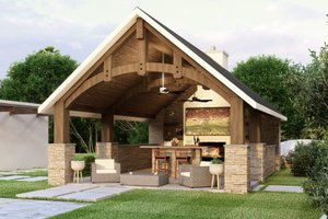Contemporary Exterior - Front Elevation Plan #1064-333