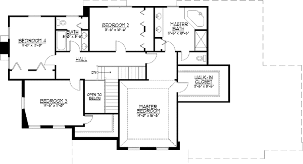Dream House Plan - Country Floor Plan - Upper Floor Plan #978-21