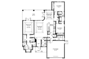 Mediterranean Style House Plan - 3 Beds 2.5 Baths 1885 Sq/Ft Plan #938-39 