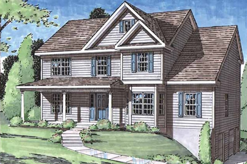 Dream House Plan - Classical Exterior - Front Elevation Plan #1029-53