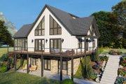 Country Style House Plan - 4 Beds 3.5 Baths 3325 Sq/Ft Plan #932-1227 Exterior 