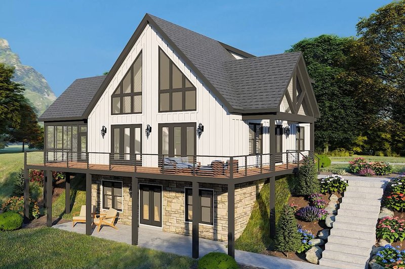 Dream House Plan - Exterior - Other Elevation 2 for Country House Plan #932-1227 - 4 bed, 3.5 bath