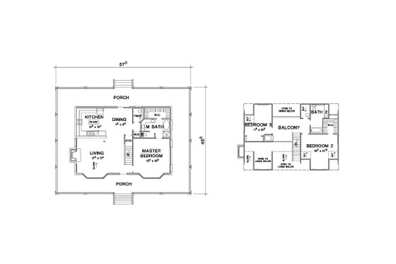 Floor Plan - Main Floor for Country House Plan #472-446 - 3 bed, 2.5 bath