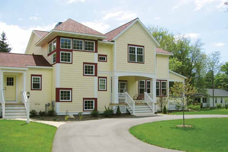 Home Plan - Exterior - Front Elevation 5 for Country House Plan #928-49 - 4 bed, 2.5 bath