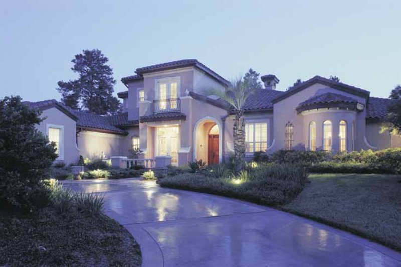 Dream House Plan - Exterior - Front Elevation 4 for Mediterranean House Plan #1039-3 - 6 bed, 6 bath