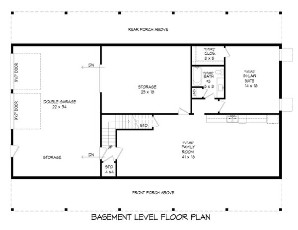 House Plan Design - Traditional Floor Plan - Other Floor Plan #932-414