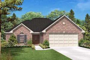 Country Exterior - Front Elevation Plan #430-20