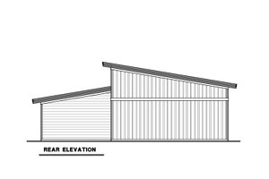 Exterior - Other Elevation 1 for Barndominium House Plan #1070-241 - 1 bed, 1 bath