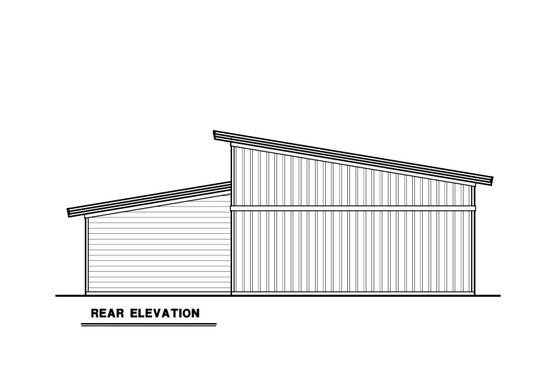 Exterior - Other Elevation 1 for Barndominium House Plan #1070-241 - 1 bed, 1 bath