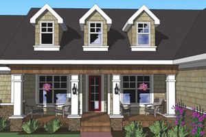 Exterior - Other Elevation for Craftsman House Plan #51-515 - 3 bed, 2.5 bath