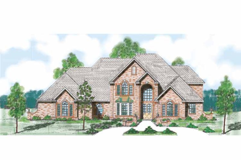 Home Plan - Exterior - Front Elevation 3 for Traditional House Plan #52-280 - 3 bed, 3.5 bath