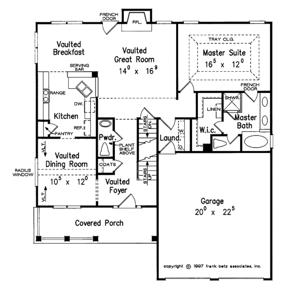House Plan Design - Country Floor Plan - Main Floor Plan #927-250
