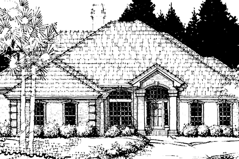 Home Plan - Country Exterior - Front Elevation Plan #1007-45