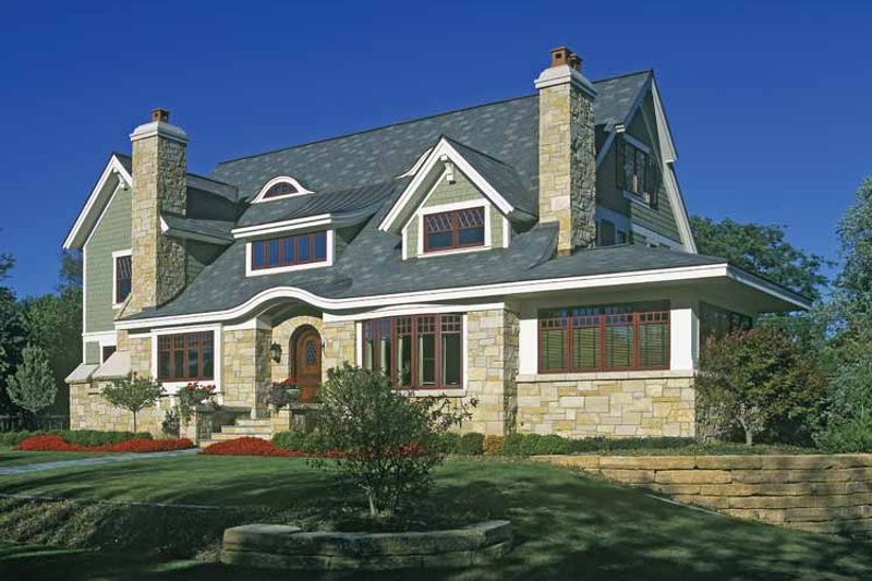 Dream House Plan - Exterior - Front Elevation 4 for Craftsman House Plan #928-19 - 4 bed, 3.5 bath