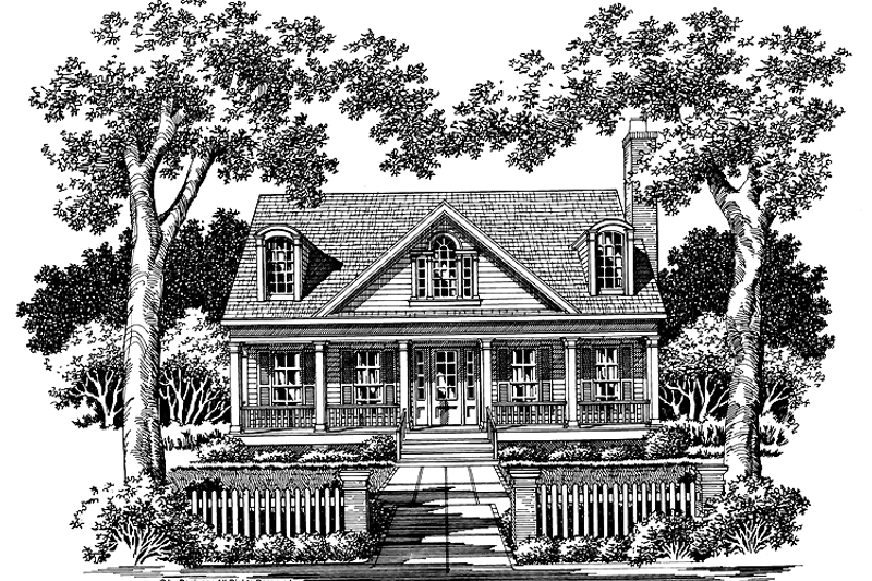 Home Plan - Classical Exterior - Front Elevation Plan #952-225