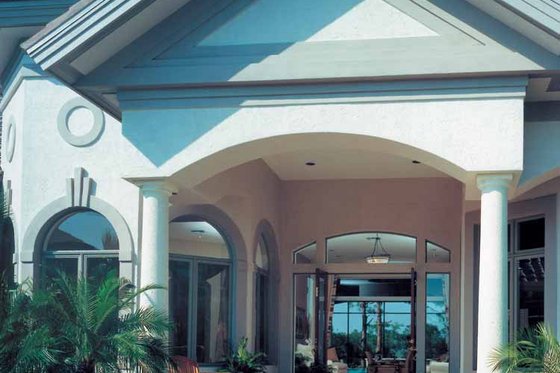 Exterior - Front Elevation 3 for Mediterranean House Plan #930-105 - 3 bed, 3.5 bath