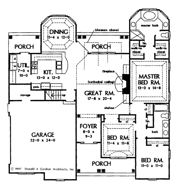 Dream House Plan - Country Floor Plan - Main Floor Plan #929-339