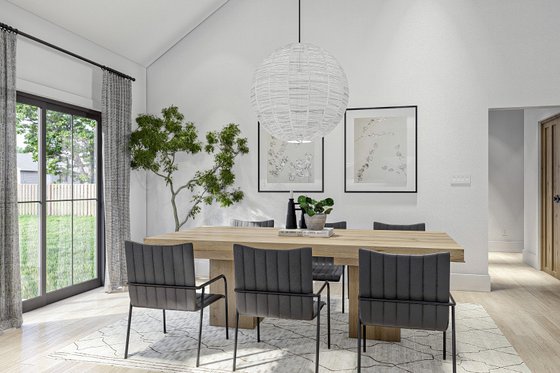 Interior - Dining Room for Traditional House Plan #455-602 - 3 bed, 2.5 bath