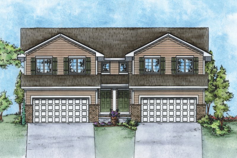 Home Plan - Traditional Exterior - Front Elevation Plan #20-2110