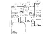 Craftsman Style House Plan - 3 Beds 3 Baths 2544 Sq/Ft Plan #60-830 