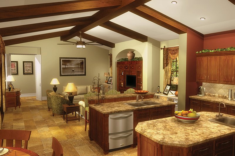 Home Plan - Interior - Kitchen for Mediterranean House Plan #930-434 - 3 bed, 4 bath