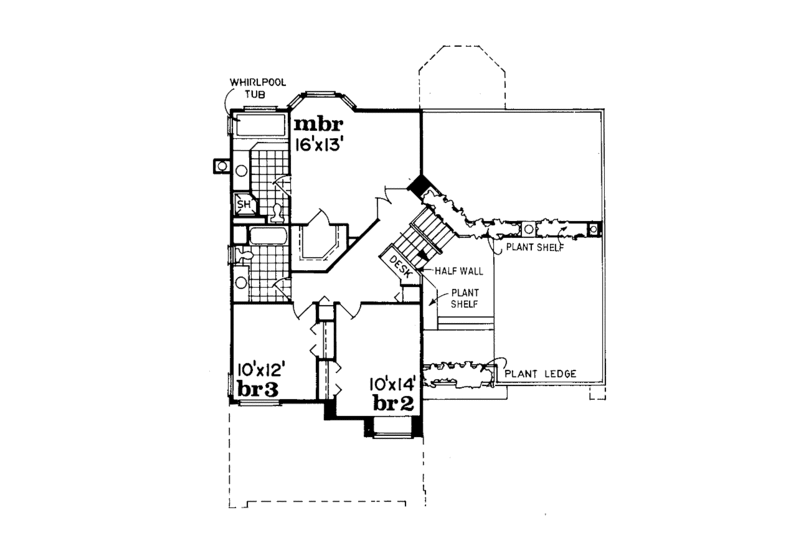 Home Plan - Craftsman Floor Plan - Upper Floor Plan #47-770