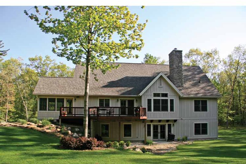 Home Plan - Exterior - Rear Elevation 1 for Bungalow House Plan #928-202 - 4 bed, 2.5 bath