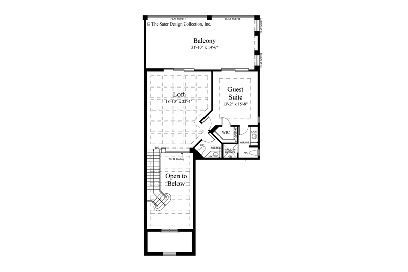 Dream House Plan - Floor Plan - Upper Floor for Mediterranean House Plan #930-449 - 3 bed, 3.5 bath
