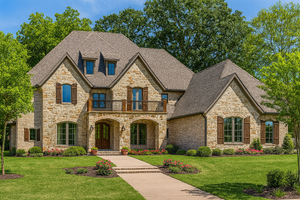 European Exterior - Front Elevation Plan #17-3469