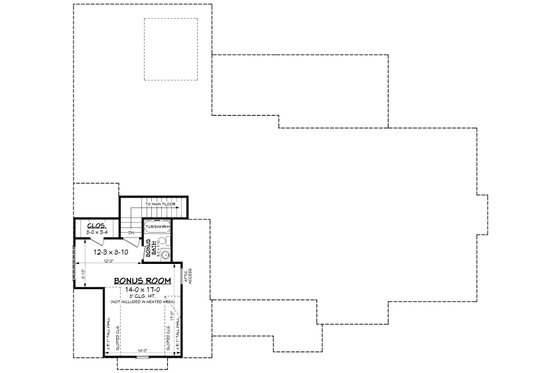 Floor Plan - Upper Floor for Country House Plan #430-268 - 5 bed, 3.5 bath