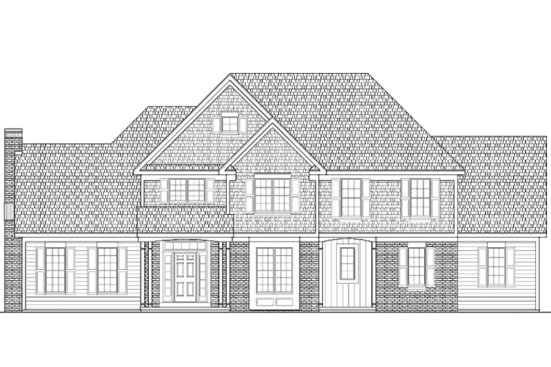 Dream House Plan - Exterior - Front Elevation 3 for Traditional House Plan #328-344 - 3 bed, 2.5 bath