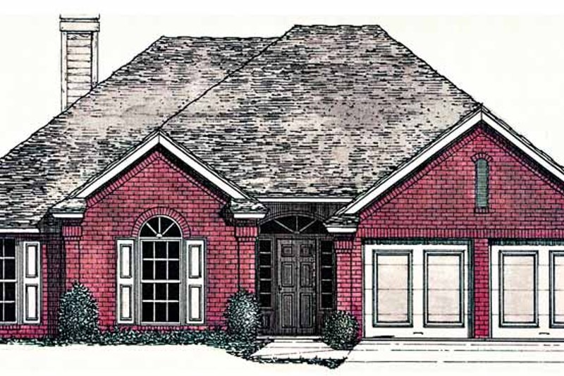 House Design - Ranch Exterior - Front Elevation Plan #310-1225