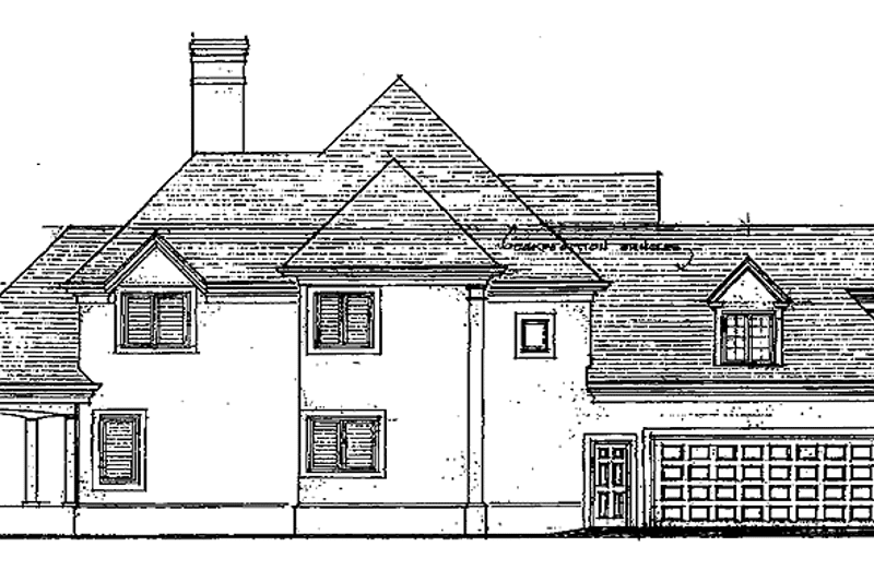 Home Plan - Exterior - Other Elevation for Classical House Plan #453-350 - 3 bed, 2.5 bath
