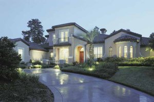 Dream House Plan - Mediterranean Exterior - Front Elevation Plan #1039-3
