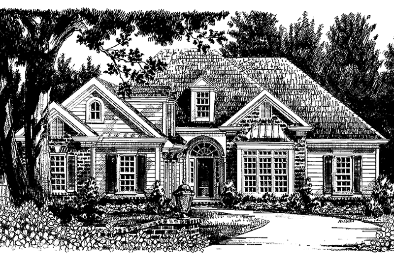 Home Plan - Exterior - Front Elevation 3 for Country House Plan #927-739 - 3 bed, 2 bath