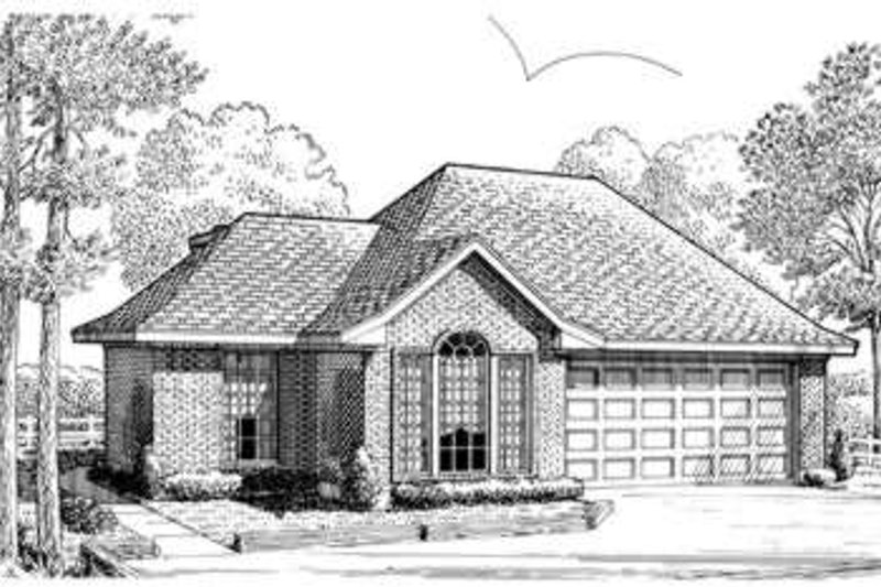 Dream House Plan - European Exterior - Front Elevation Plan #410-259