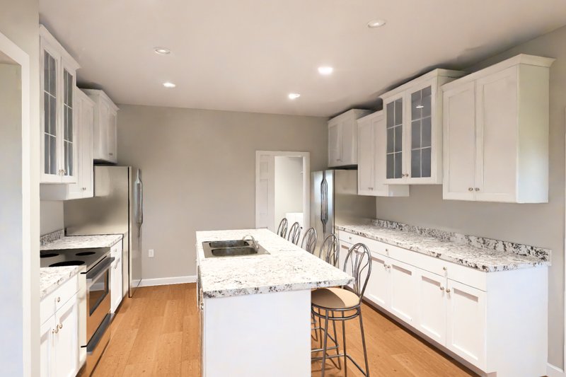 Architectural House Design - Interior - Kitchen 1 for Craftsman House Plan #513-2432 - 3 bed, 2 bath