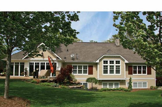 Exterior - Rear Elevation for Craftsman House Plan #928-223 - 4 bed, 3.5 bath