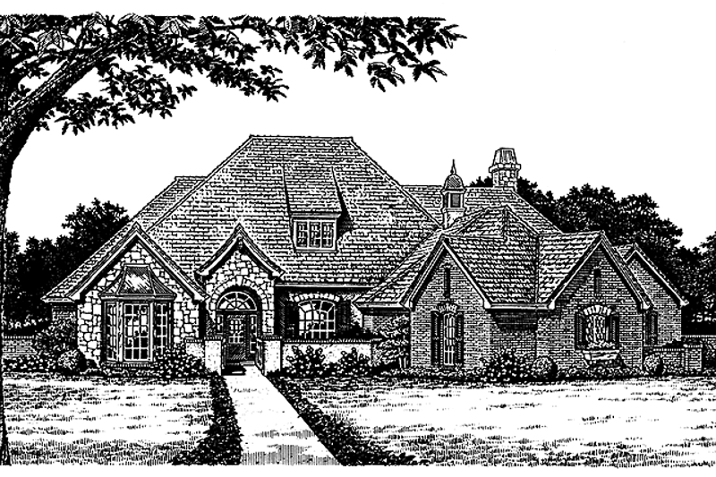 House Plan Design - Country Exterior - Front Elevation Plan #310-1034