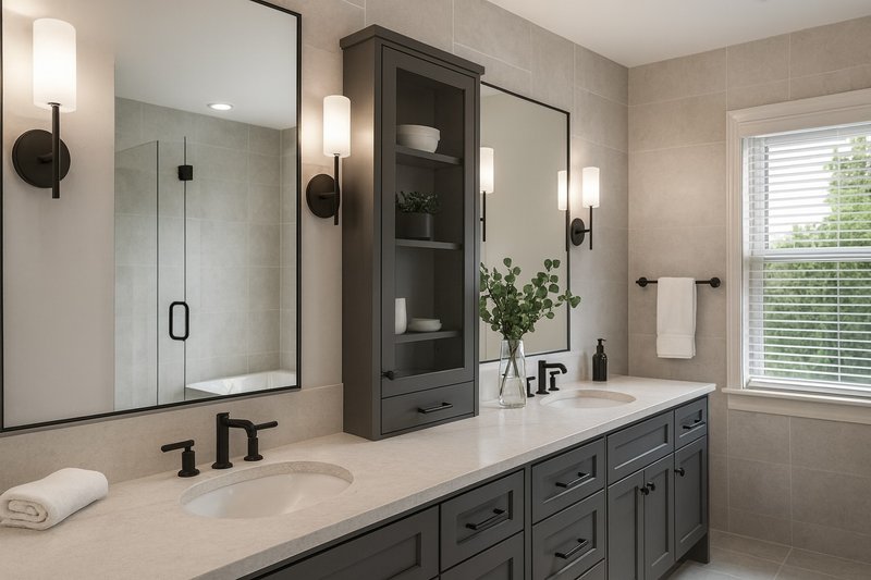 Home Plan - Interior - Master Bathroom for European House Plan #928-20 - 3 bed, 3 bath