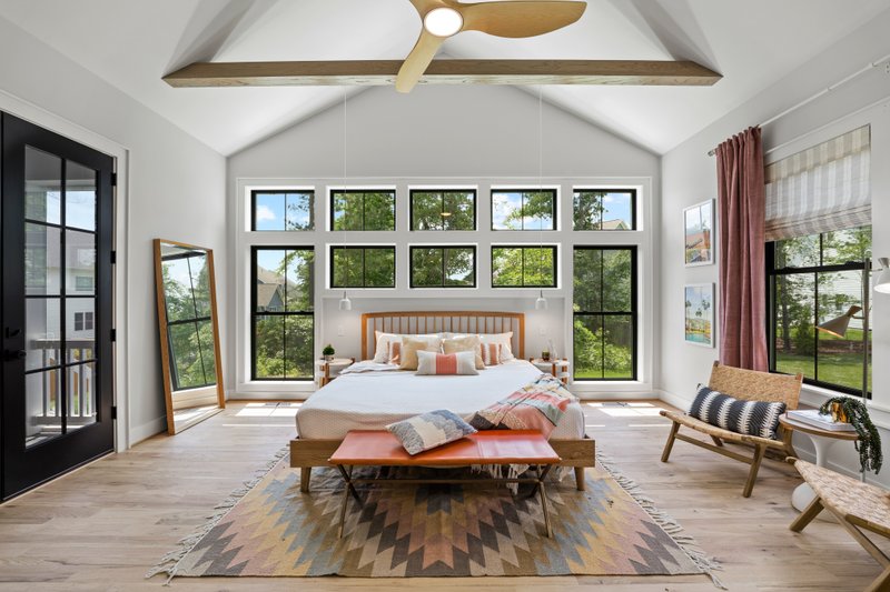 Architectural House Design - Interior - Master Bedroom for Farmhouse House Plan #1080-1 - 5 bed, 4 bath