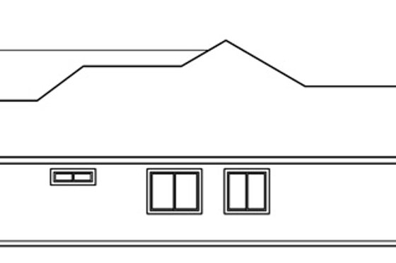Exterior - Other Elevation 1 House Plan #124-531 - 3 bed, 2 bath