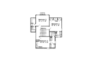 European Style House Plan - 4 Beds 3.5 Baths 2858 Sq/Ft Plan #410-351 