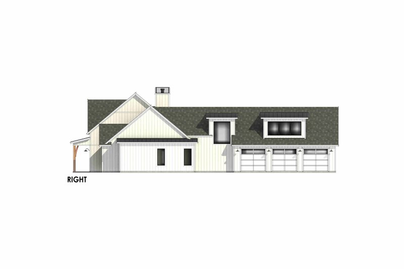 House Design - Exterior - Other Elevation 1 for Farmhouse House Plan #1096-33 - 4 bed, 4.5 bath