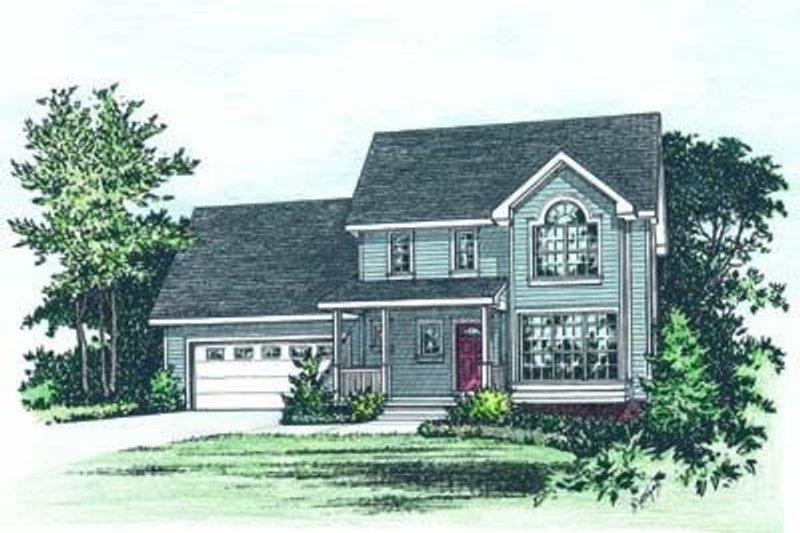 House Design - Traditional Exterior - Front Elevation Plan #20-1326